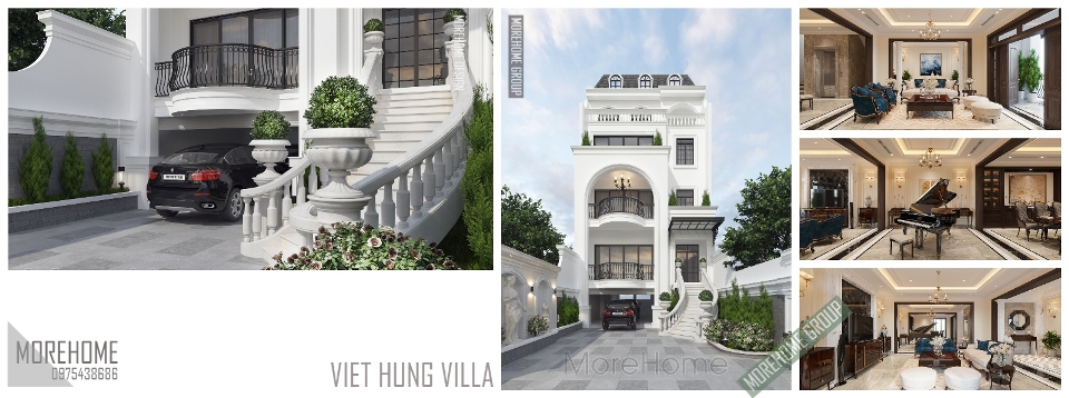 BIỆT THỰ TÂN CỔ ĐIỂN ĐẸP