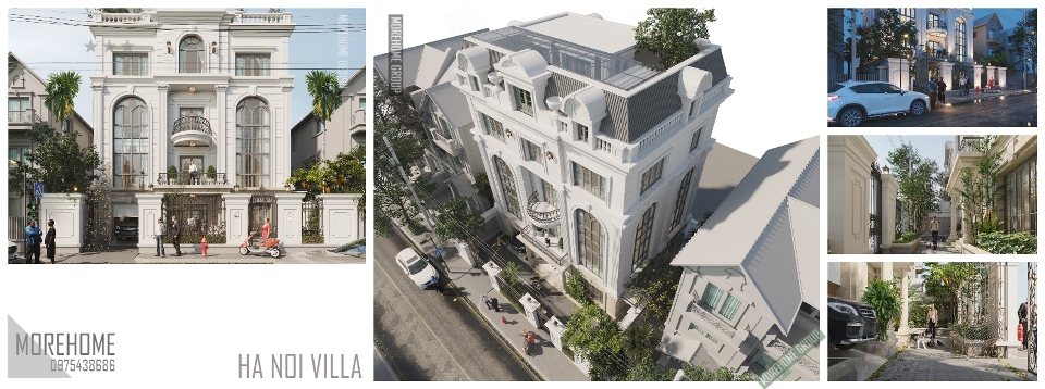 THIẾT KẾ KIẾN TRÚC BIỆT THỰ