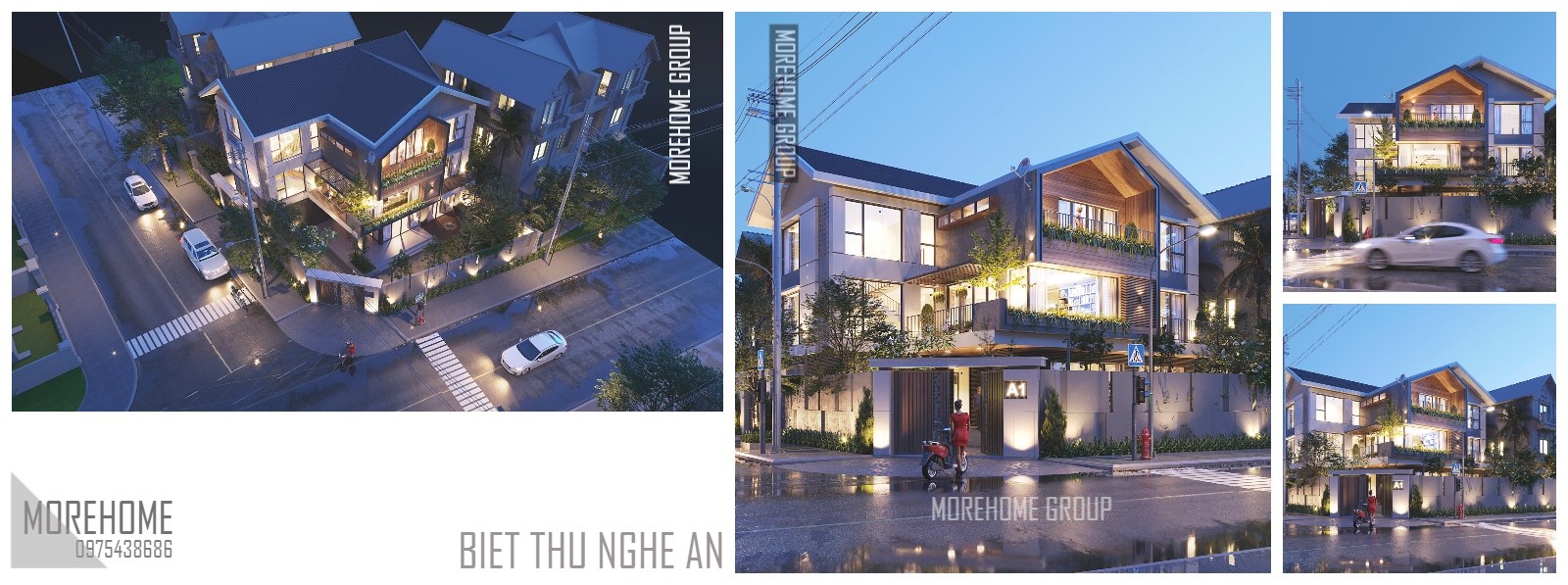 THIẾT KẾ BIỆT THỰ HIỆN ĐẠI NGHỆ AN