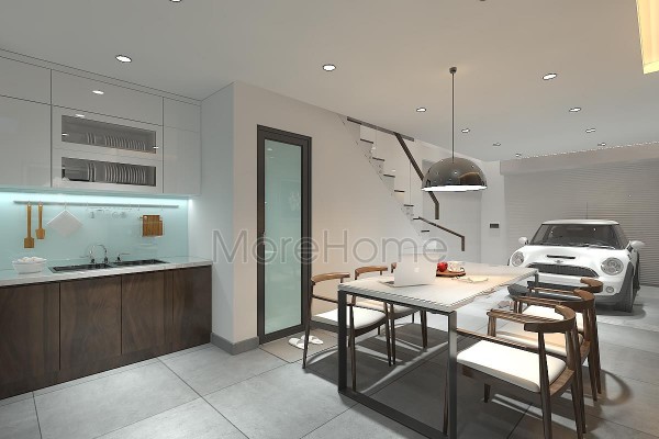 Thiết kế kiến trúc nội thất nhà ống, nhà mặt phố An Dương