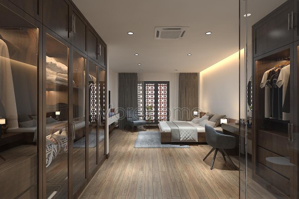 Thiết kế kiến trúc nội thất nhà ống, nhà mặt phố An Dương