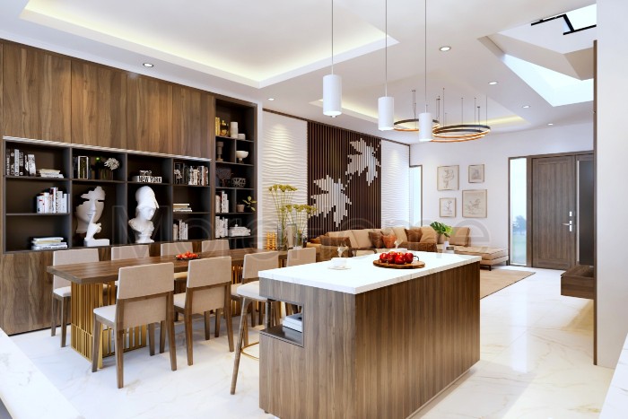 Thiết kế kiến trúc nội thất nhà phố Palm City Thiết kế kiến trúc nội thất nhà phố Palm City