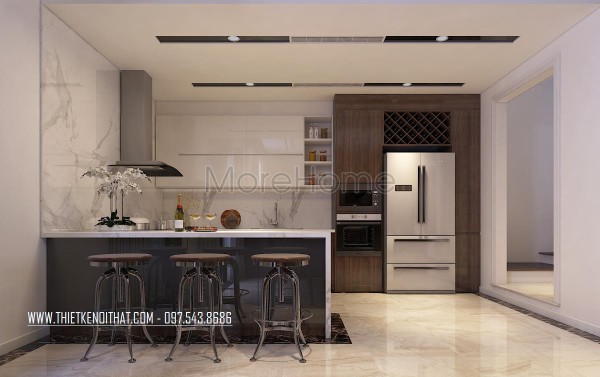 Thiết kế kiến trúc nhà liền kề khu đô thị Đại Kim