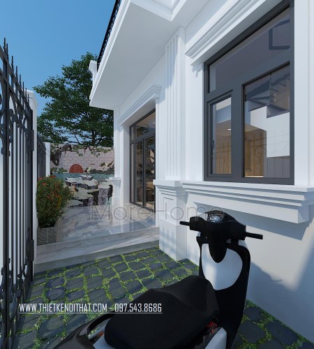 Thiết kế kiến trúc nhà liền kề khu đô thị Đại Kim