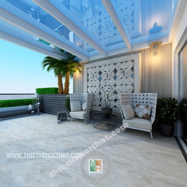 Thiết kế kiến trúc nhà phố Hồ Tây