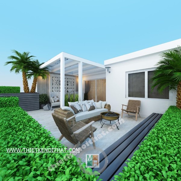 Thiết kế kiến trúc nhà phố Hồ Tây