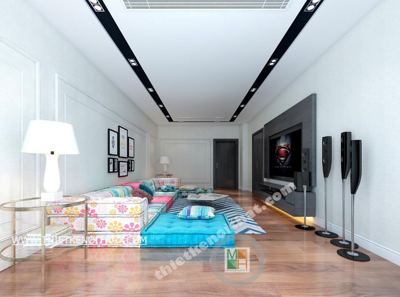 Thiết kế kiến trúc nhà phố Hồ Tây
