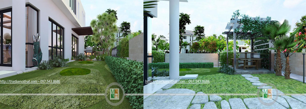  Thiết kế kiến trúc nội thất biệt thự hiện đại Gamuda Garden