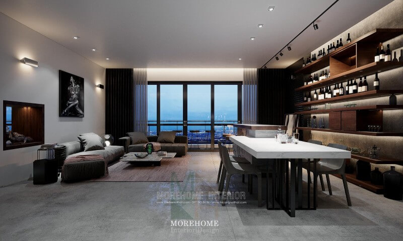 Thiết kế nội thất chung cư Vinhomes Sky Lake sang trọng Thiết kế chung cư cao cấp