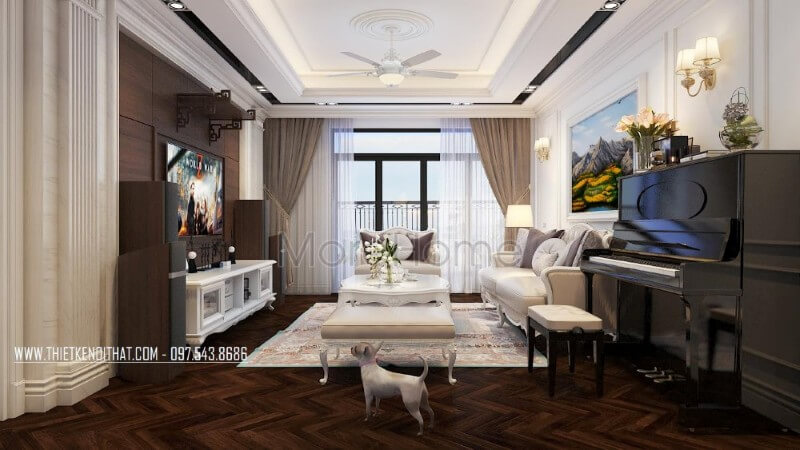 Thiết kế nội thất căn hộ Royal city cao cấp Thiết kế chung cư cao cấp