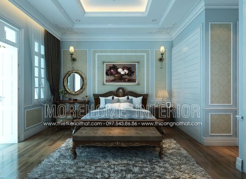 Thiết kế phòng ngủ biệt thự