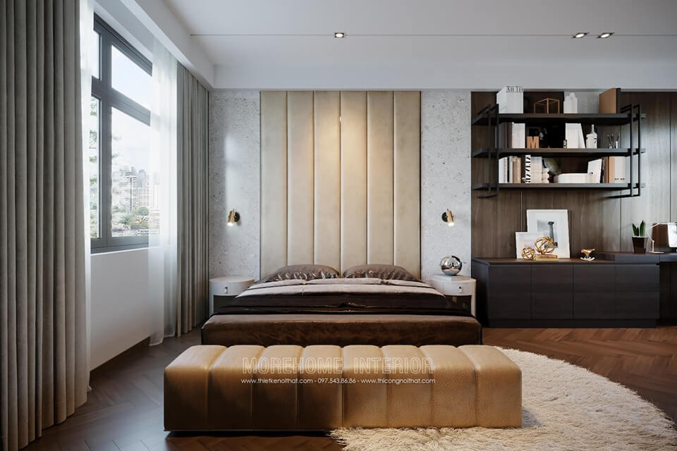 Săn đón mẫu thiết kế nội thất phòng ngủ nhà phố đẹp, tiện nghi Săn đón mẫu thiết kế nội thất phòng ngủ nhà phố đẹp, tiện nghi