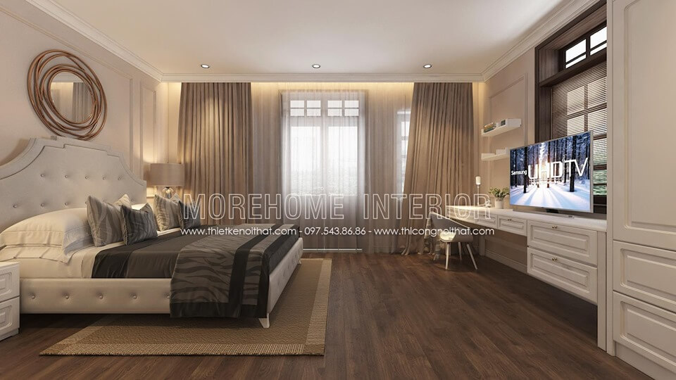 Săn đón mẫu thiết kế nội thất phòng ngủ nhà phố đẹp, tiện nghi Săn đón mẫu thiết kế nội thất phòng ngủ nhà phố đẹp, tiện nghi