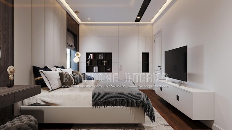 Săn đón mẫu thiết kế nội thất phòng ngủ nhà phố đẹp, tiện nghi Săn đón mẫu thiết kế nội thất phòng ngủ nhà phố đẹp, tiện nghi