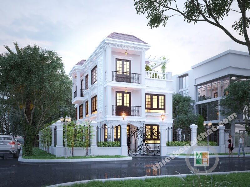 Thiết kế kiến trúc đẹp cho nhà phố, biệt thự 
