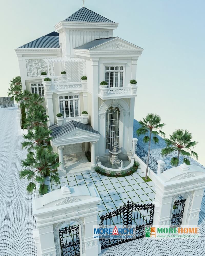 Thiết kế kiến trúc đẹp cho nhà phố, biệt thự 