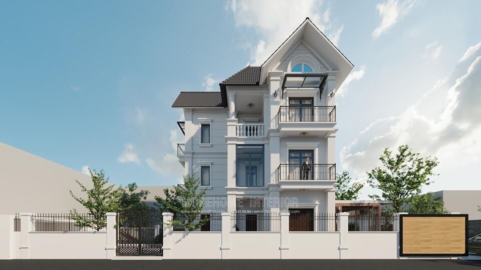 Thiết kế kiến trúc hiện đại cho nahf phố, biệt thự