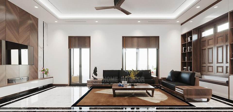 Nội thất sofa gỗ óc chó bọc da đẹphiện đại mang lại không gian phòng khách mới lạ, độc đáo hơn Ấn tượng các mẫu sofa phòng khách độc đáo nhất