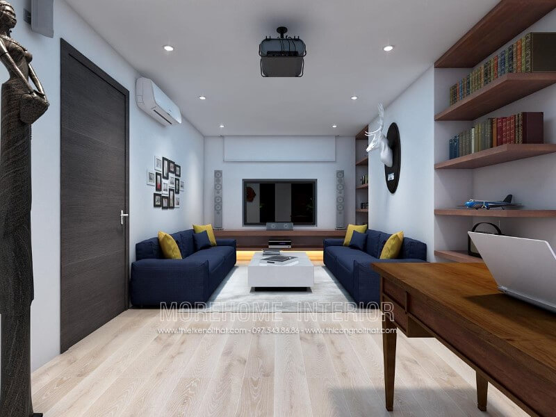 Mẫu sofa chung cư hiện đại, trẻ trung