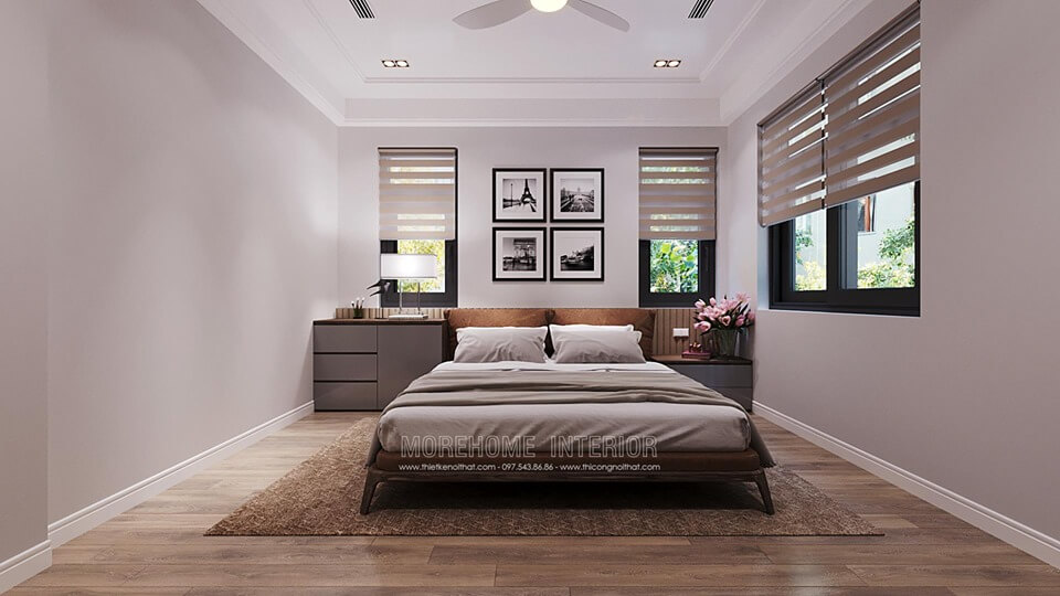 Giường gỗ tự nhiên