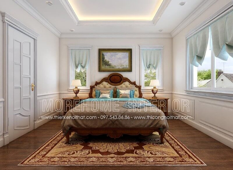 Giường gỗ tự nhiên