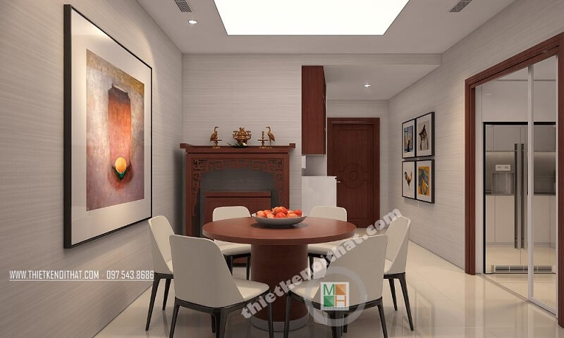 Thiết kế phòng ăn tại Hà Nội