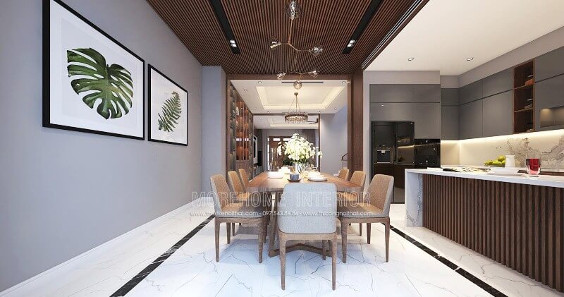 Thiết kế phòng ăn tại Hà Nội