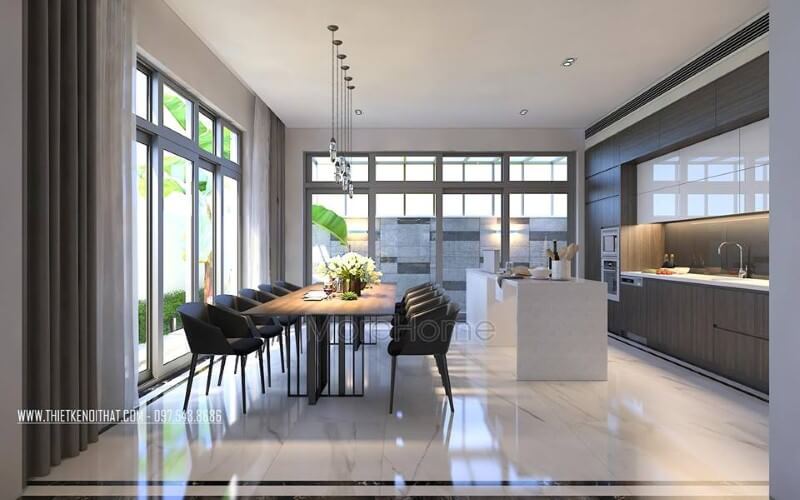 Thiết kế phòng ăn tại Hà Nội