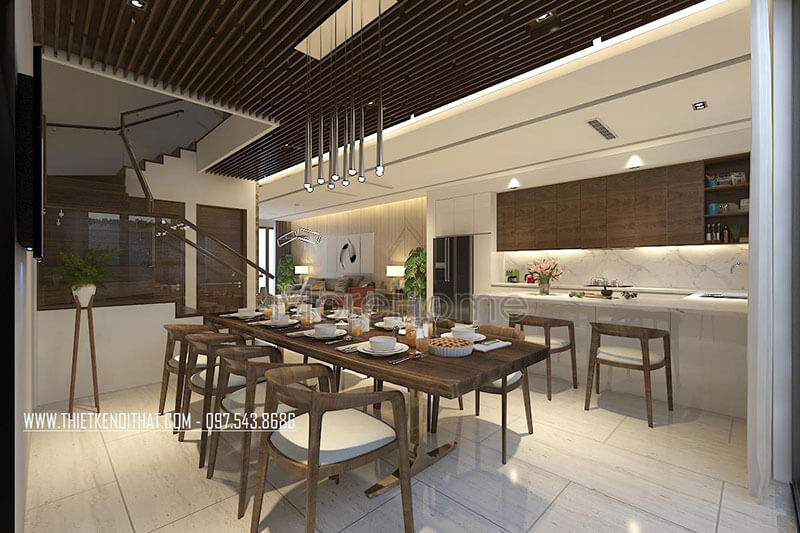 Thiết kế phòng ăn tại Hà Nội