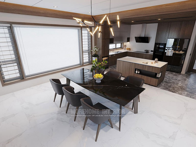 Thiết kế phòng ăn tại Hà Nội