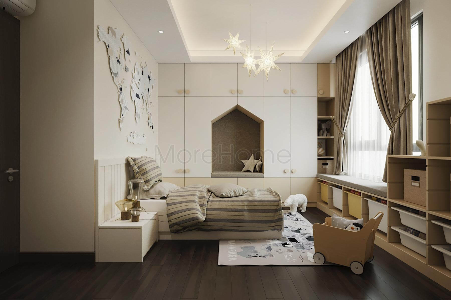 Tủ áo phòng ngủ nhỏ Tủ áo phòng ngủ nhỏ