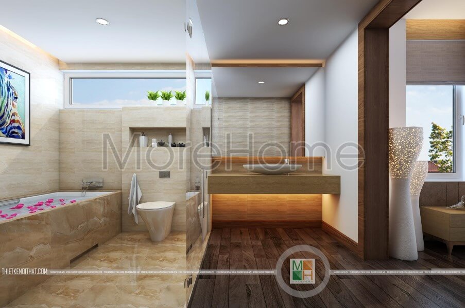 Mẫu đá ốp nhà tắm