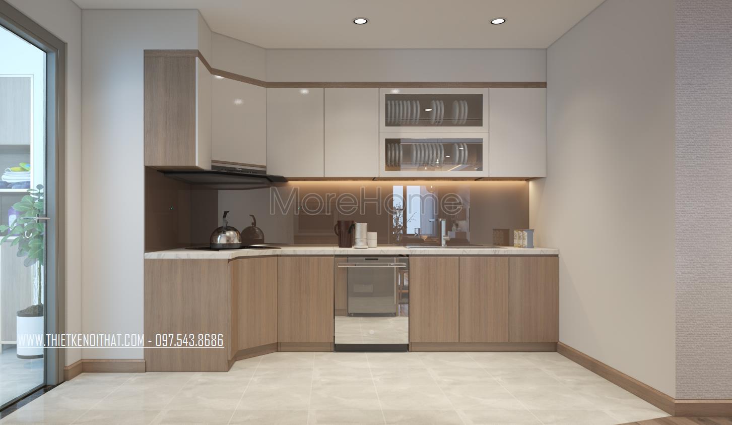 Tổng hợp 15 mẫu thiết kế nhà bếp có diện tích nhỏ đẹp cho nhà ở