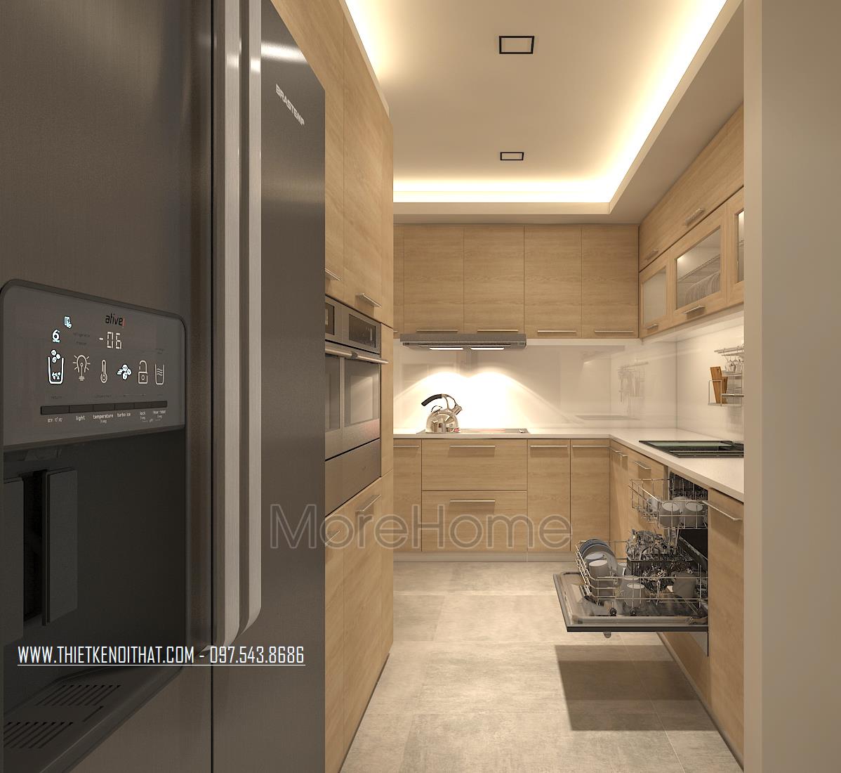 Tổng hợp 15 mẫu thiết kế nhà bếp có diện tích nhỏ đẹp cho nhà ở