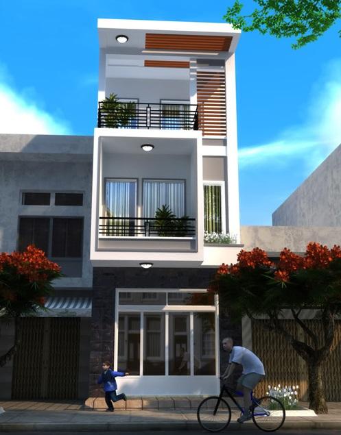 Các mẫu thiết kế nhà phố hiện đại 3 tầng 5m mặt tiền năm 2018 Các mẫu thiết kế nhà phố hiện đại 3 tầng 5m mặt tiền năm 2018