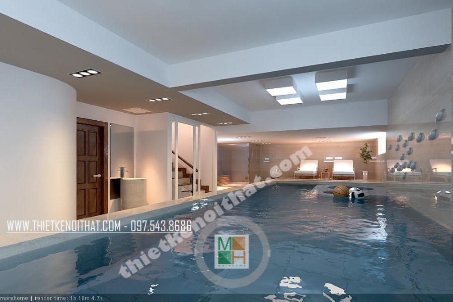 Mê mẩn với 15 mẫu thiết kế bể bơi biệt thự đẹp